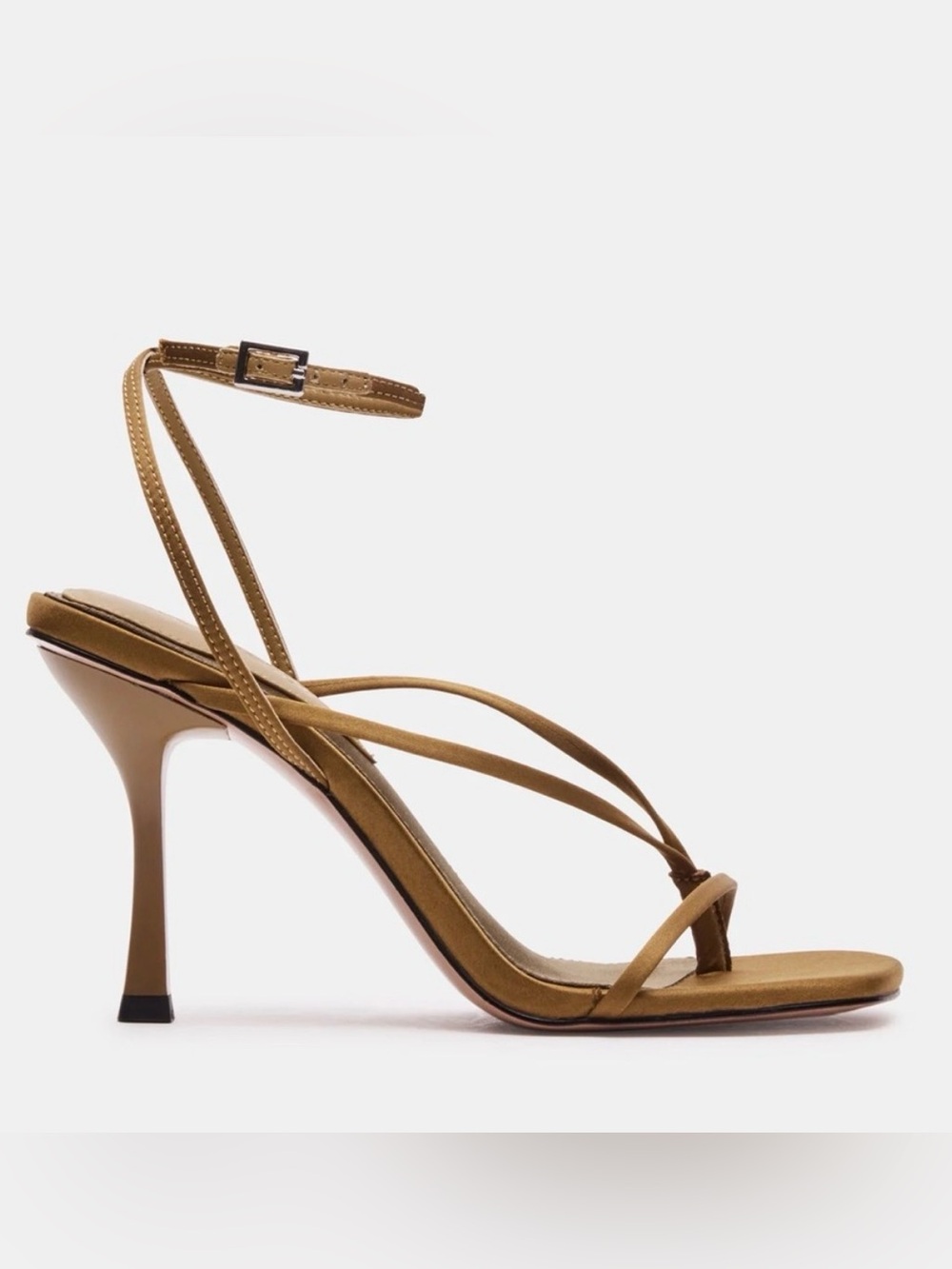 NEW Steve Madden Annie Strappy Square Toe Sandal Heels 3.75”